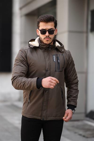 İçi tüylü Yağmurluk t-24 Yeşil