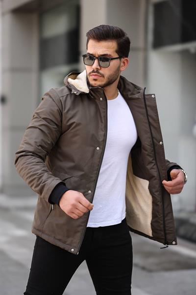 İçi tüylü Yağmurluk t-24 Yeşil