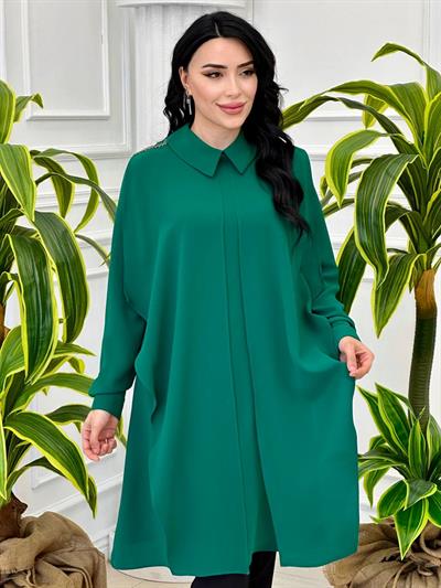 İkili Görünümlü Tunik 2252 T-24 Yeşil