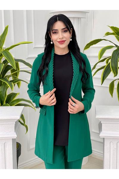 İnci Detay 3 lü Takım 7001 Yeşil