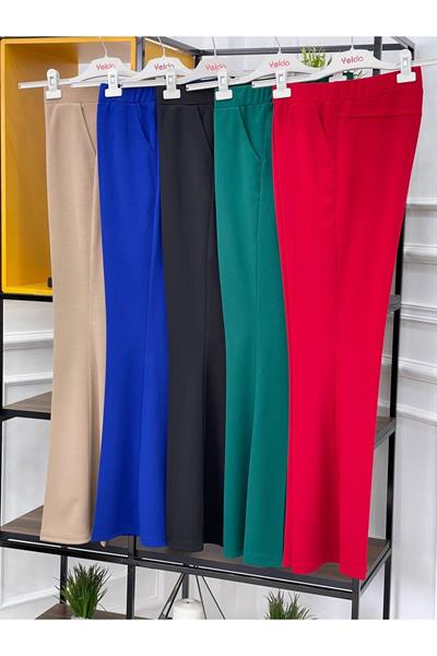 İspanyol Paça Pantolon 363 Vizon