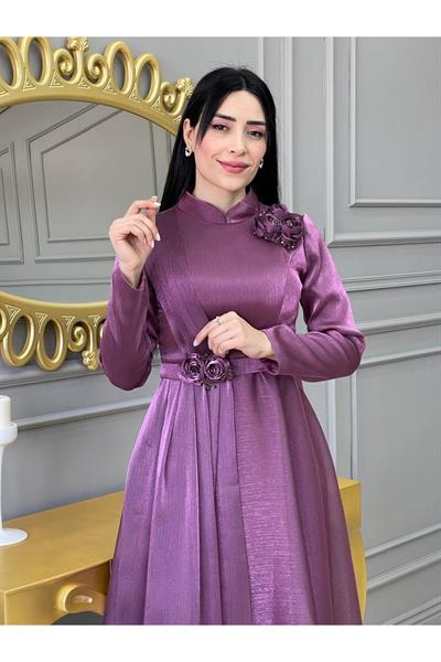 Jan Jan Belli Gül Abiye 17705 Rose