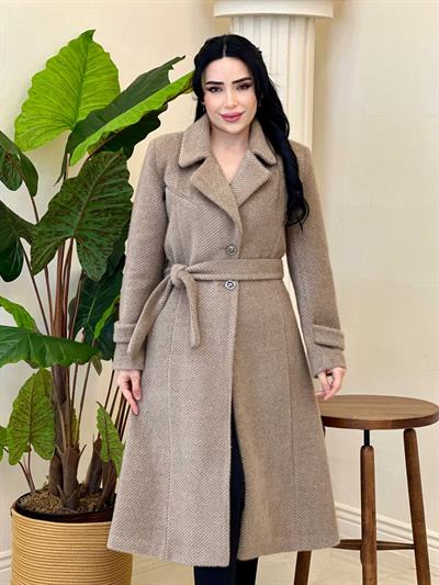 Kampanya Fermuar Detay Angora Kaban 7548 T-26 Kahverengi