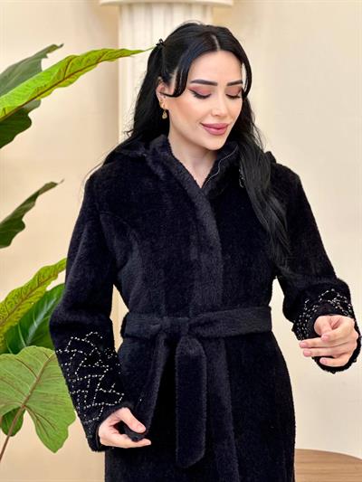 Kampanya Kol İnci İşleme Angora Kaban 7558 T-26 Siyah