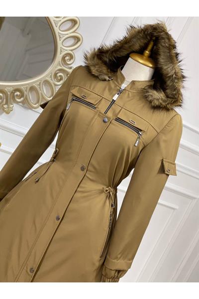Kapak Detay Parka 4220 Camel