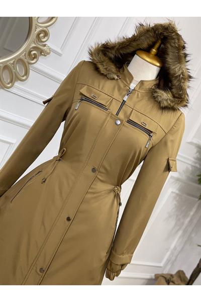 Kapak Detay Parka 4220 Camel