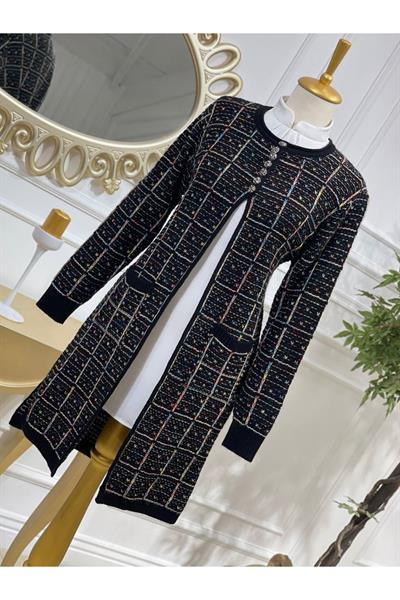 Kırçıllı hırka 2965-Siyah