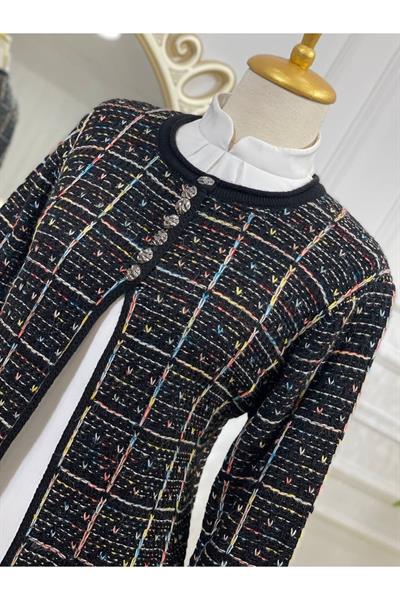 Kırçıllı hırka 2965-Siyah