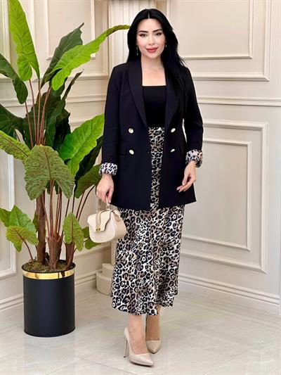 Klasik Blazer Ceket 1156 t-24 Siyah