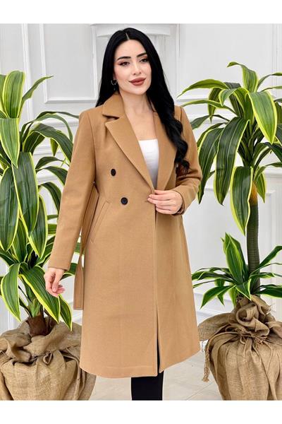 Klasik Kaşe Kaban 3076 Taba