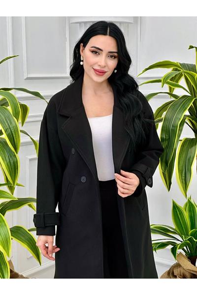 Kol Apolet Kaşe Kaban 3068 Siyah
