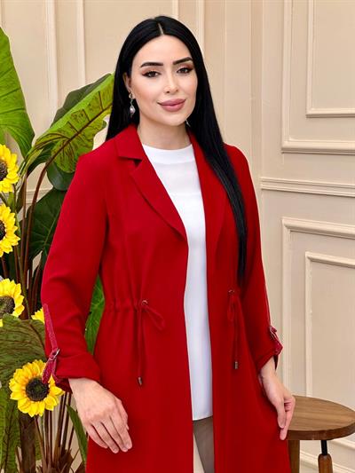 Kol Katlama Ara Boy Giy Çık 7025 T025 Kırmızı