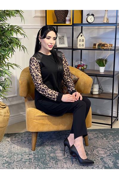Kol Leopar Tunik 722 Siyah