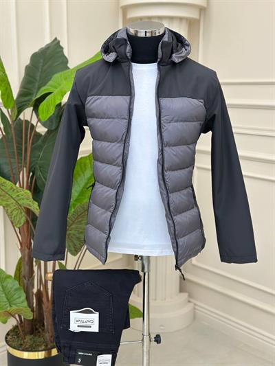 Kol Softjel Şişme Mont 1411 T-24 Antrasit