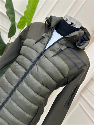 Kol Softjel Şişme Mont 1411 T-24 Haki