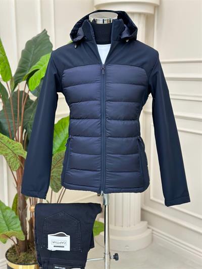 Kol Softjel Şişme Mont 1411 T-24 Lacivert