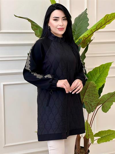 Kol Zımbalı Kapitone Giy-Çık 968 Siyah