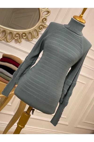 Kol Zımbalı Kazak 2245 Mint yeşili
