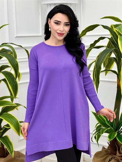 Kolları Fitilli Tunik 140128 T-24 Lila