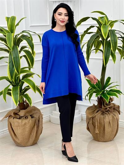 Kolları Fitilli Tunik 140128 T-24 Saks
