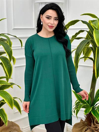 Kolları Fitilli Tunik 140128 T-24 Zümrüt Yeşil