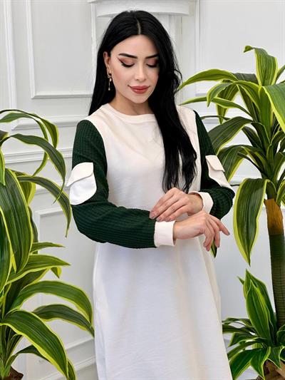 Kolu Cepli Tunik 7591 Ekru