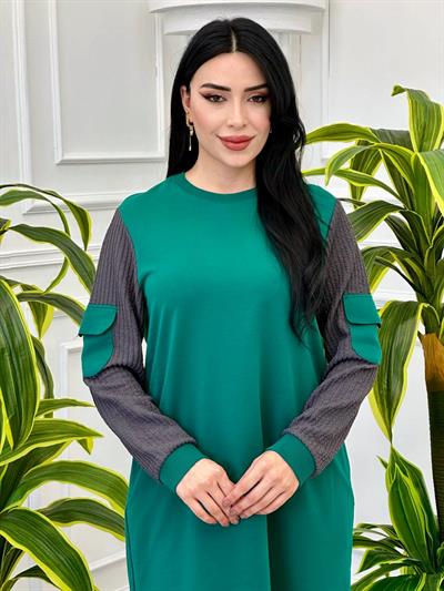Kolu Cepli Tunik 7591 Yeşil