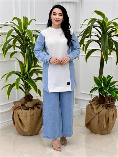 Kot Geçişli Spor Tunik 17807 T-24 Ekru