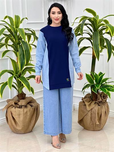 Kot Geçişli Spor Tunik 17807 T-24 Lacivert