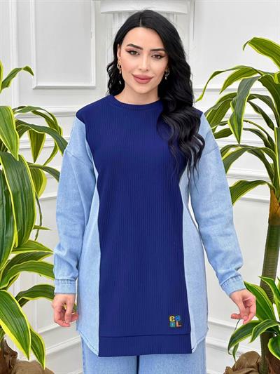 Kot Geçişli Spor Tunik 17807 T-24 Lacivert