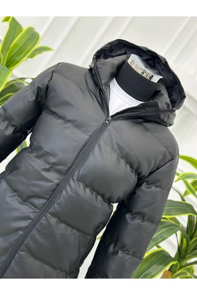 KRT Deri Şişme Mont 1234 Siyah