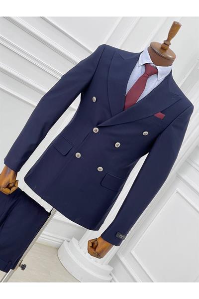 Kruvaze Takım Elbise 1867 Lacivert