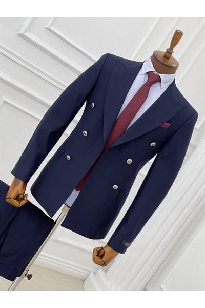 Kruvaze Takım Elbise 1867 Lacivert
