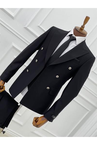 Kruvaze Takım Elbise 1867 Siyah