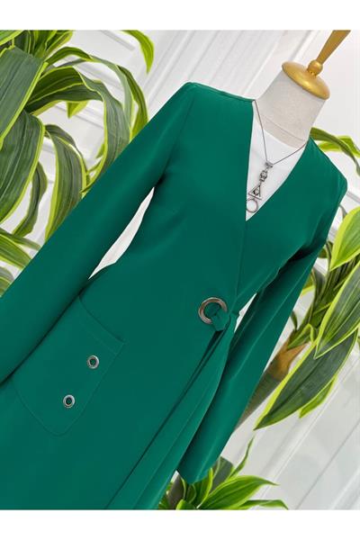 Kuş Gözü Bağlama Giy-Çık 4002-Yeşil