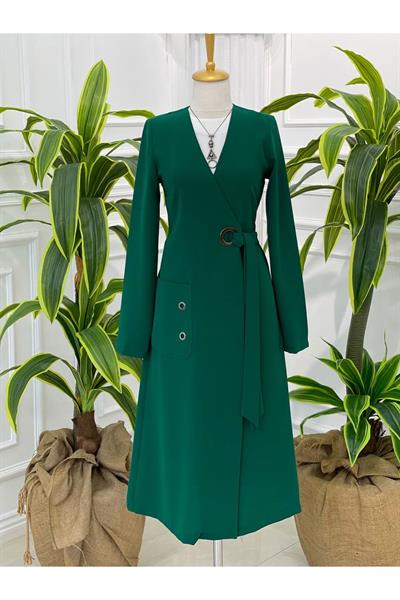 Kuş Gözü Bağlama Giy-Çık 4002-Yeşil