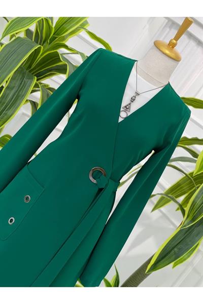 Kuş Gözü Bağlama Giy-Çık 4002-Yeşil