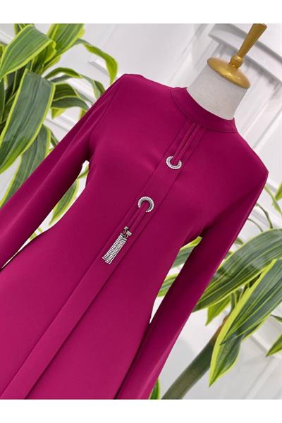 Kuş Gözü Tunik 1195 Fuşya