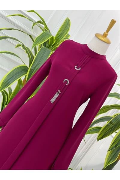 Kuş Gözü Tunik 1195 Fuşya