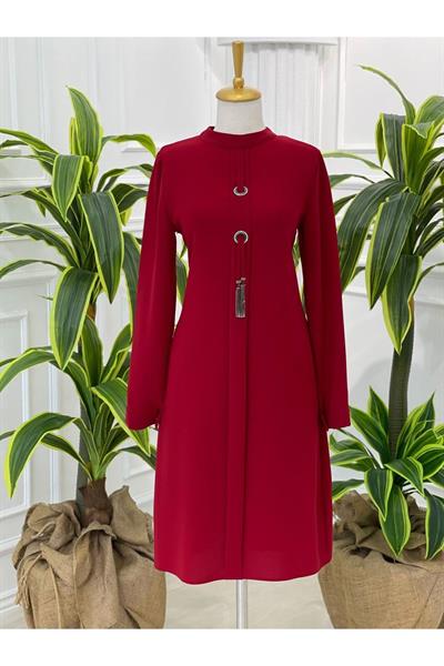Kuş Gözü Tunik 1195 Kırmızı