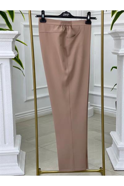 Lastikli Pantolon 109 Vizon