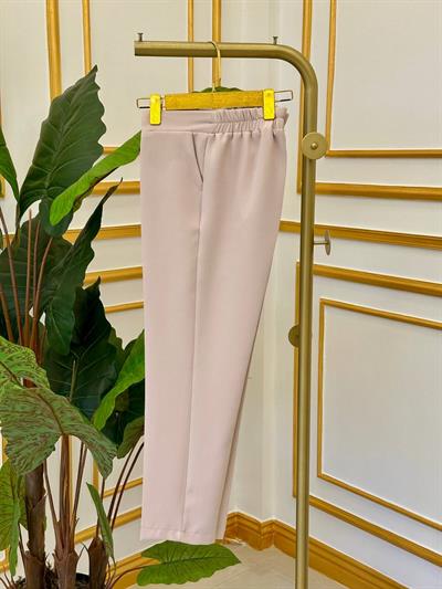Lastikli Pantolon 7047 Bej