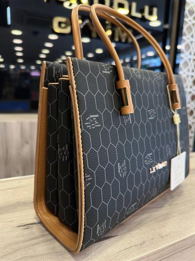 Levidor Çanta 930155  T-25 Siyah Camel