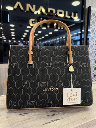 Levidor Çanta 930155  T-25 Siyah Camel