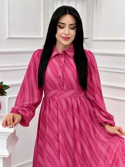 Miss İndigo Elbise 1311 T-24 Fuşya