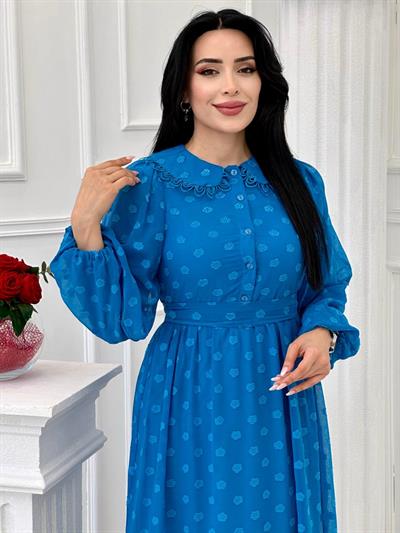 Miss İndigo Elbise 1318 T-24 Mavi
