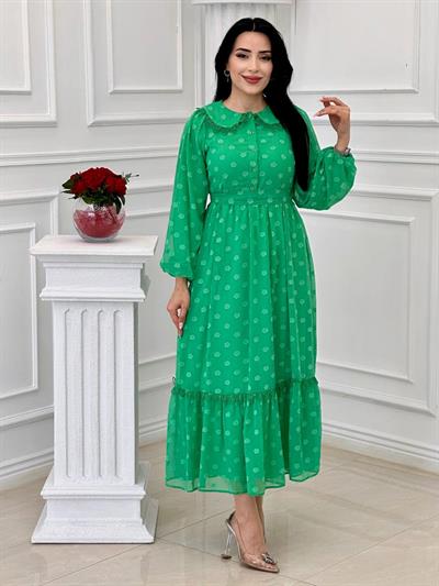 Miss İndigo Elbise 1318 T-24 Yeşil