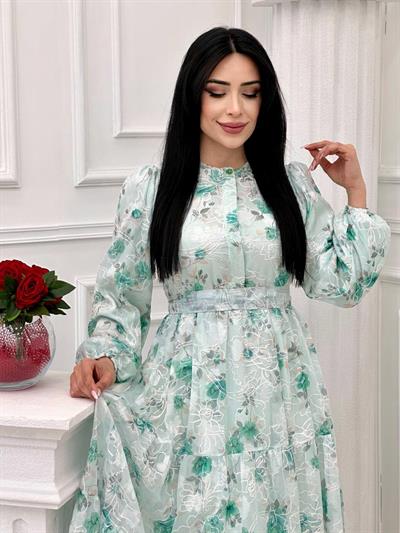 Miss İndigo Elbise 1324 T-24 Yeşil