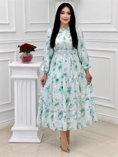 Miss İndigo Elbise 1324 T-24 Yeşil