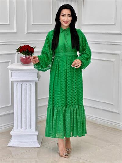 Miss İndigo Elbise 1329 T-24 Yeşil